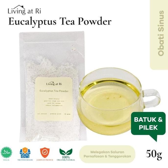 

welcome to tahuan jaya Eucalyptus Tea/ Teh Eucalyptus/ Eucalyptus Tea Power/ Teh Bubuk Eucalyptus/ Teh Sinus/ Pelega Tenggorokan/ Teh Batuk Pilek