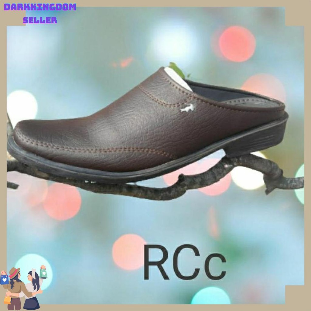 Sepatu Slop Bustong Pria Dewasa Original Kekinian/Sepatu Slop/Sepatu Kantor Pria New