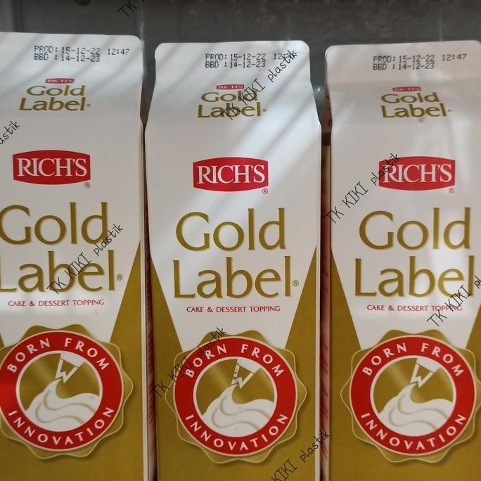 

Open DS] Rich Gold Label whipping cream 907gr