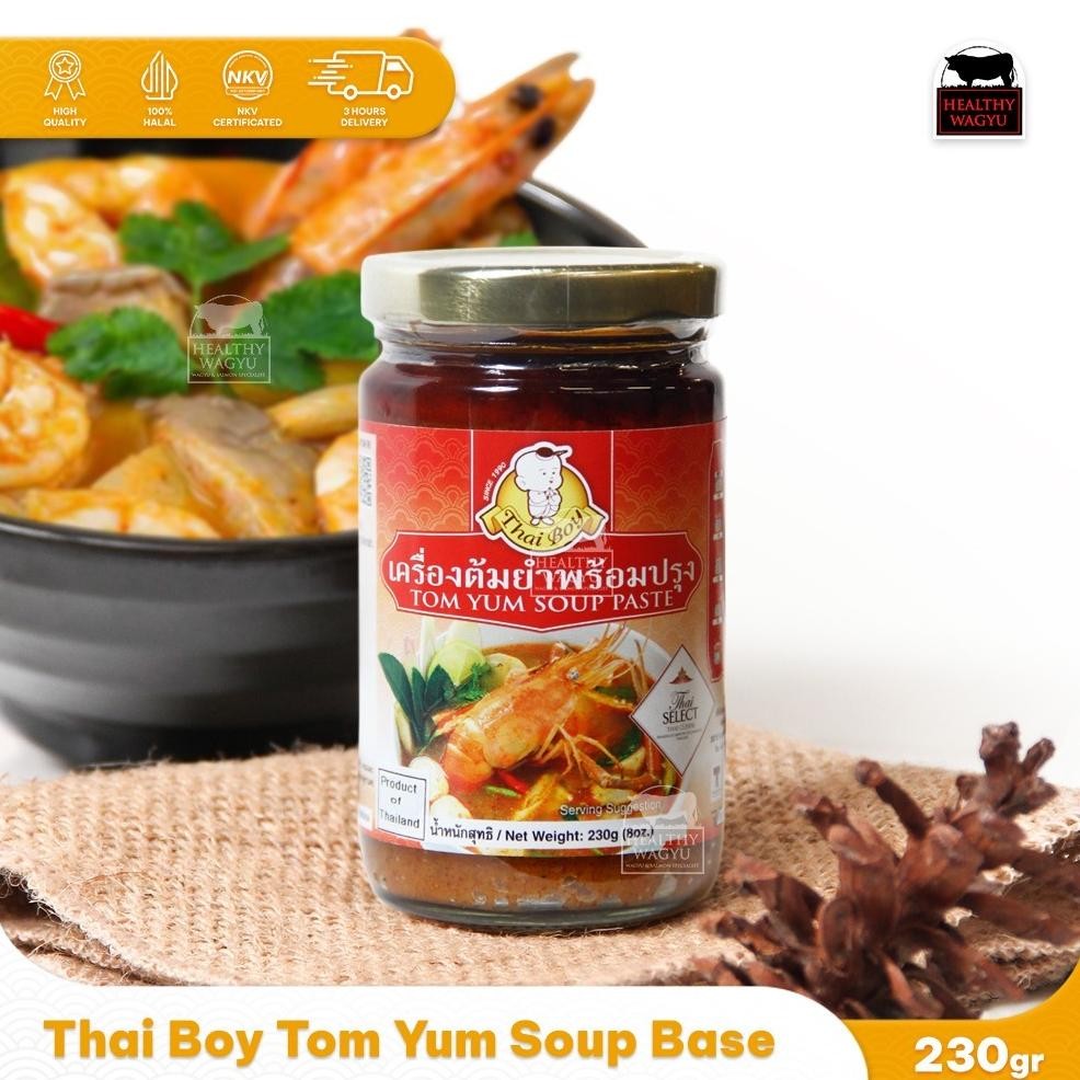 Thai Boy Tom Yum Paste Bumbu Tom Yam Thailand Halal 230gr