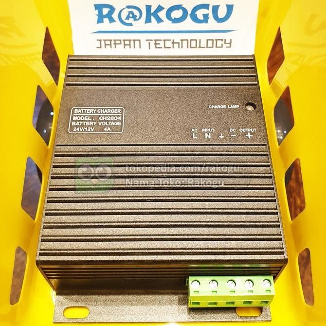 TERMURAH - Battery Charger 4 A CH2804 - Cas Aki Otomatis Genset 4 Ampere 2 24 V
