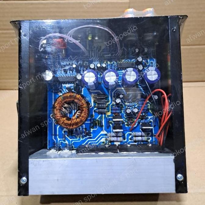 Kit Power Amplifier Subwoofer Mobil Monoblok 350 Watt .