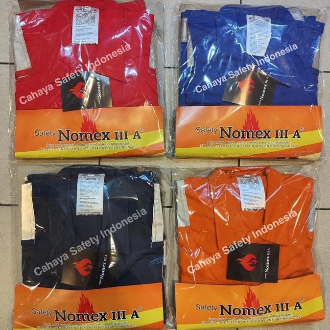TERBARU - Wearpack Nomex IIIA A Coverall Fire Redant Safety Nomex
