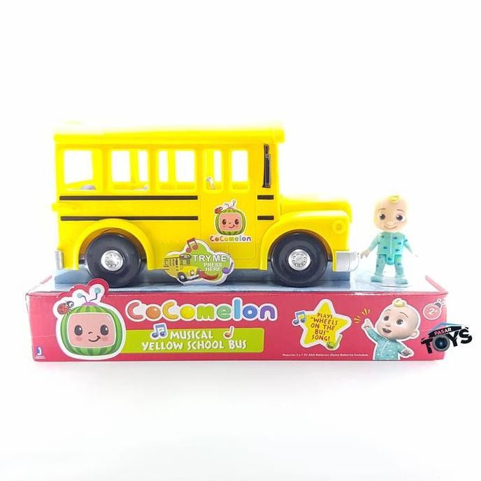 PROMO DISKON - Cocomelon CoComelon Musical Yellow School Bus