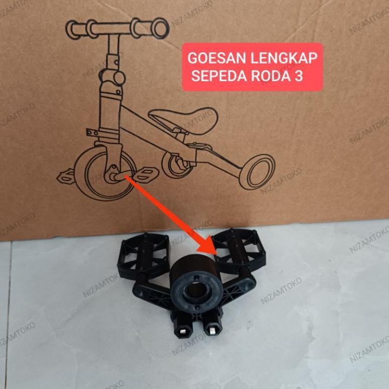 Fh-46 Terbaru Suku Cadang Sepeda Roda Tiga Anak Sparepart Balancebike 3In1 Terlengkap Viral