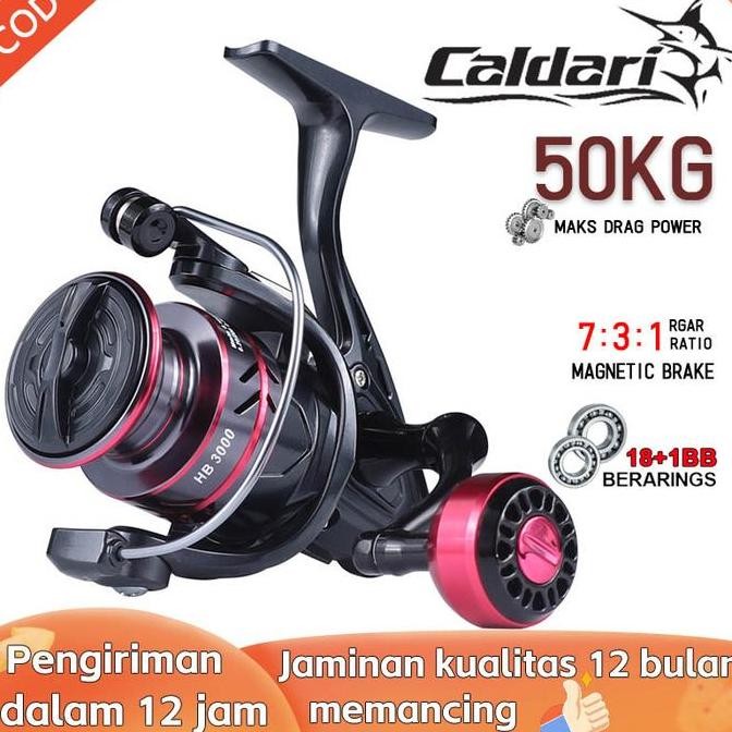 Caldari pancing reel mesin HB500-7000 15KG pancing joran pancing fishing reel