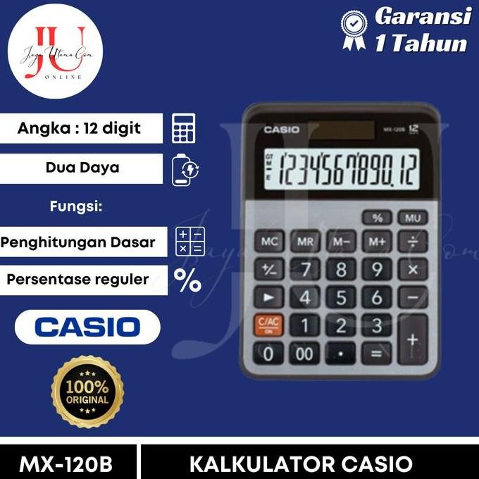 

Kalkulator Casio MX-120B Original MM