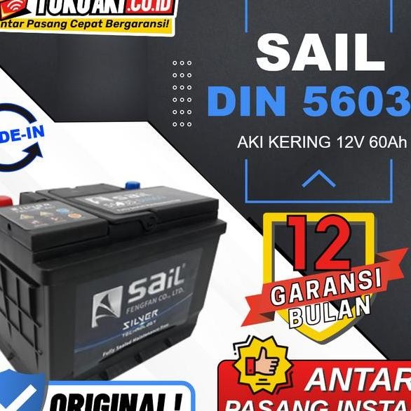 Aki Bmw 320I E36 Seri 3 19942 Sail Mf 56035 Din60 60Ah