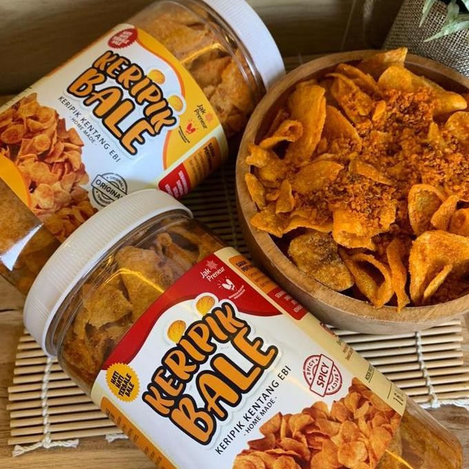 

Keripik Kentang Ebi Keripik Bale 4 pcs Homemade Tanpa Pengawet GS