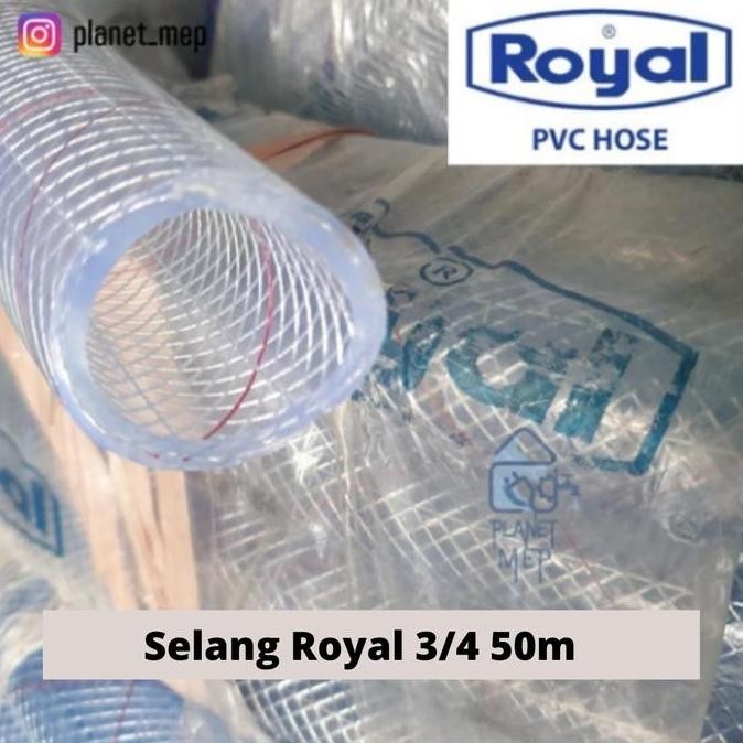 ROYAL SELANG BENANG 3/4" INCH 50 METER
