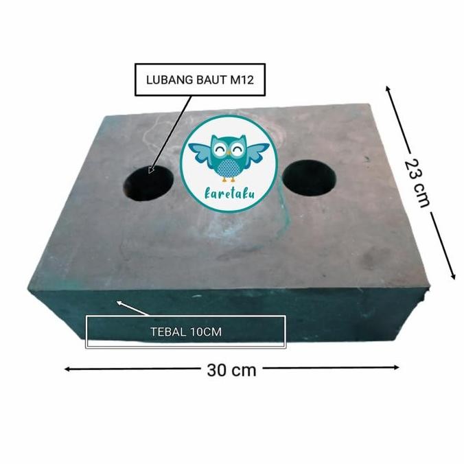 TERMURAH - rubber bumper loading dock karet penahan benturan mobil