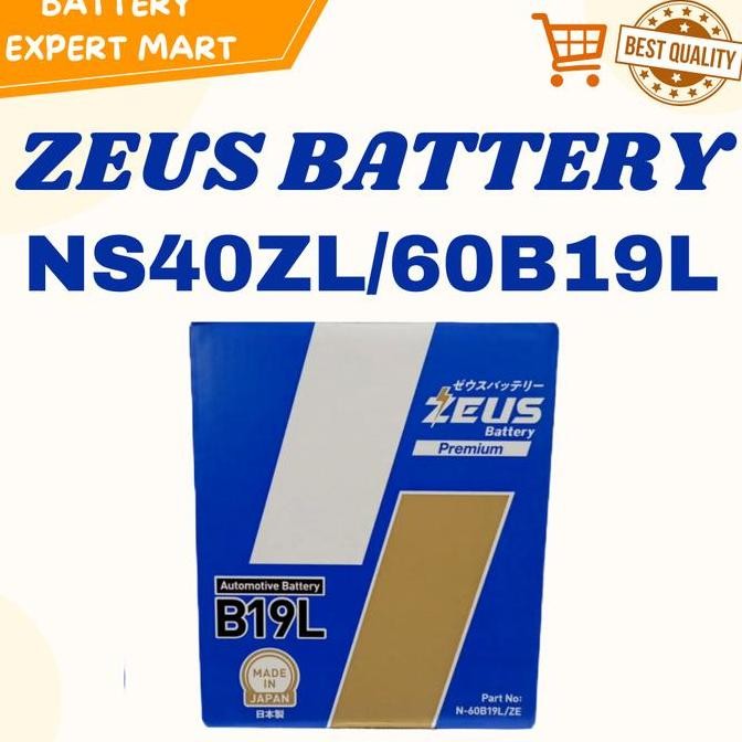 BEBAS ONGKIR - Aki Mobil KIA Visto / Picanto Zeus Battery NS40ZL (6B20L) Aki kering