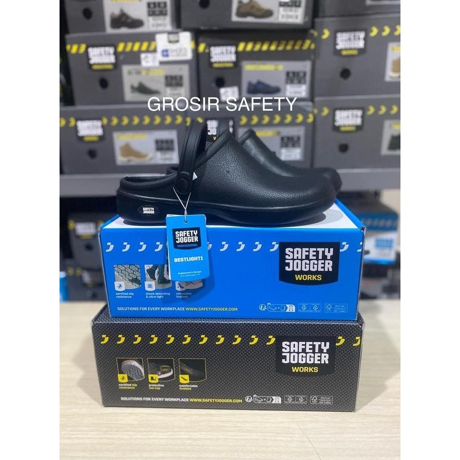 NEW - Sepatu Safety Jogger Bestlight Black/White