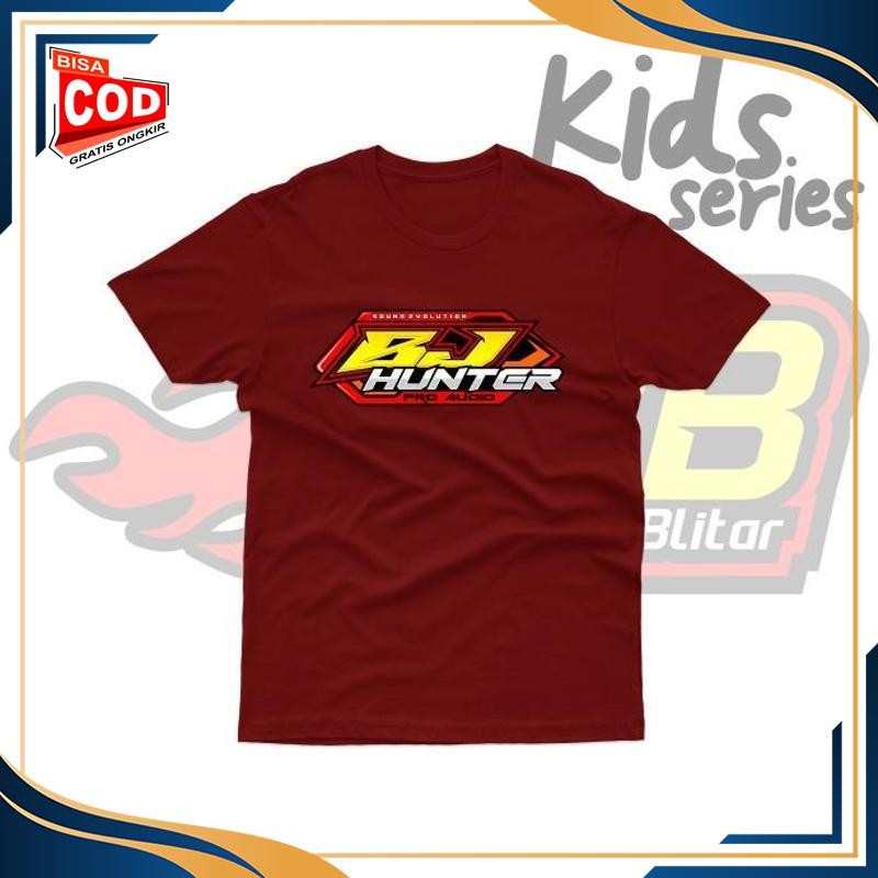 Produk Baru Baju Kaos Anak BJ Hunter New Katun COmbed Sound System Viral Kekinian Terbaru 2025 HV-03