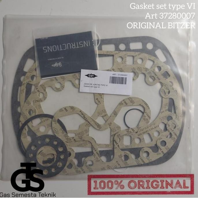 GASKET BITZER TYPE VI | PACKING SET BITZER TYPE VI ORIGINAL BITZER