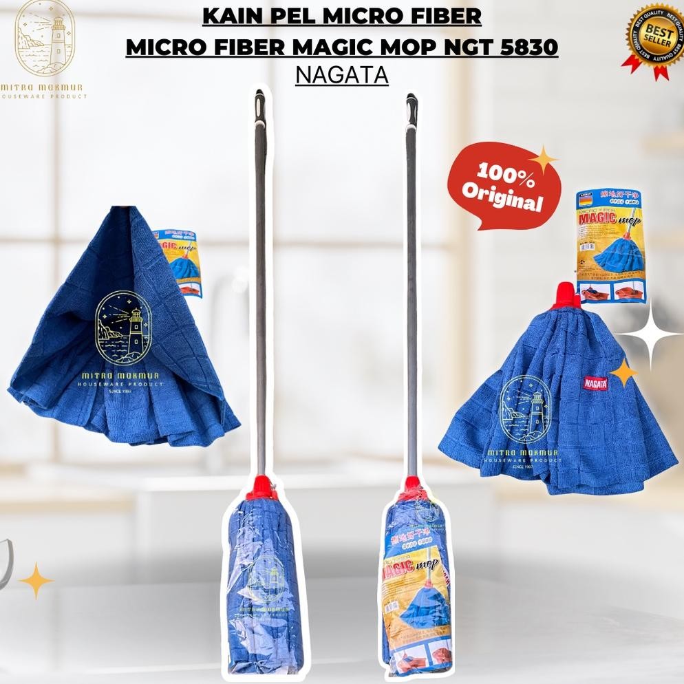 SALE KAIN PEL MICRO FIBER NAGATA 5830 / MAGIC MOP / ALAT PEL / MOP FLOOR NAGATA