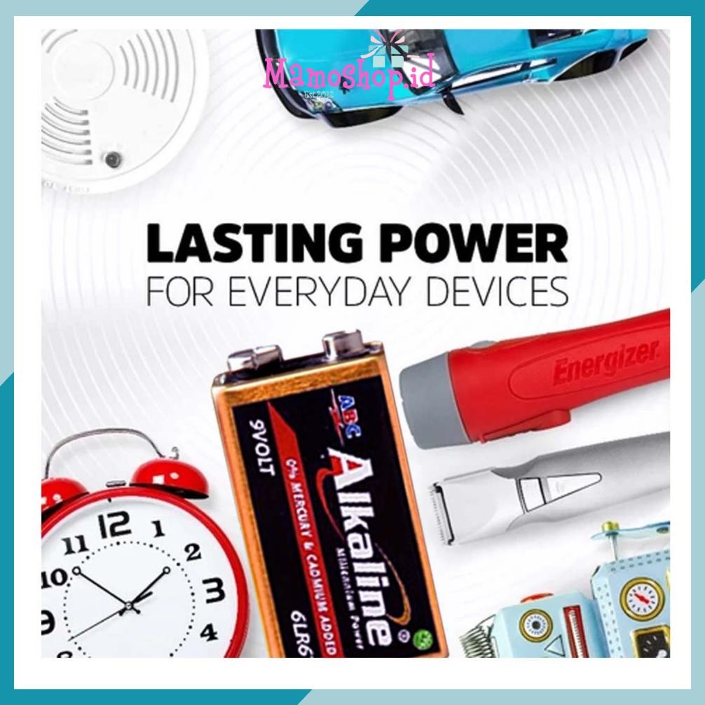 Kekinian Alkaline 9V Baterai Kotak Abc Baterai 9Volt Battery Dijamin Original Sale