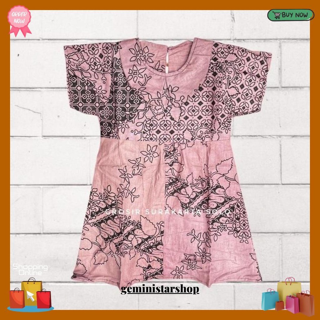 Dress Batik Anak Model Rania Original Produk