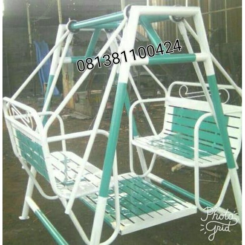 HOT SALE galvanis besi anti karat ayunan super mainan anak taman bermain