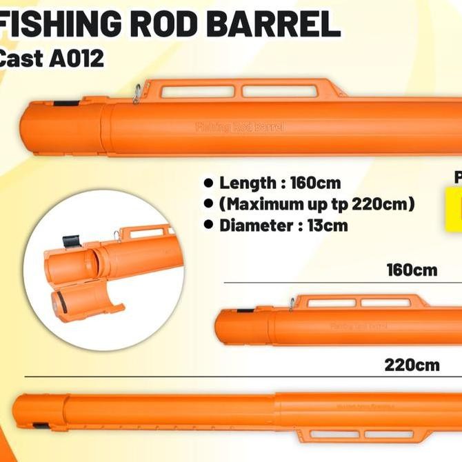 Tabung Joran Pancing - Hammerhead Fishing Rod Barrel Original