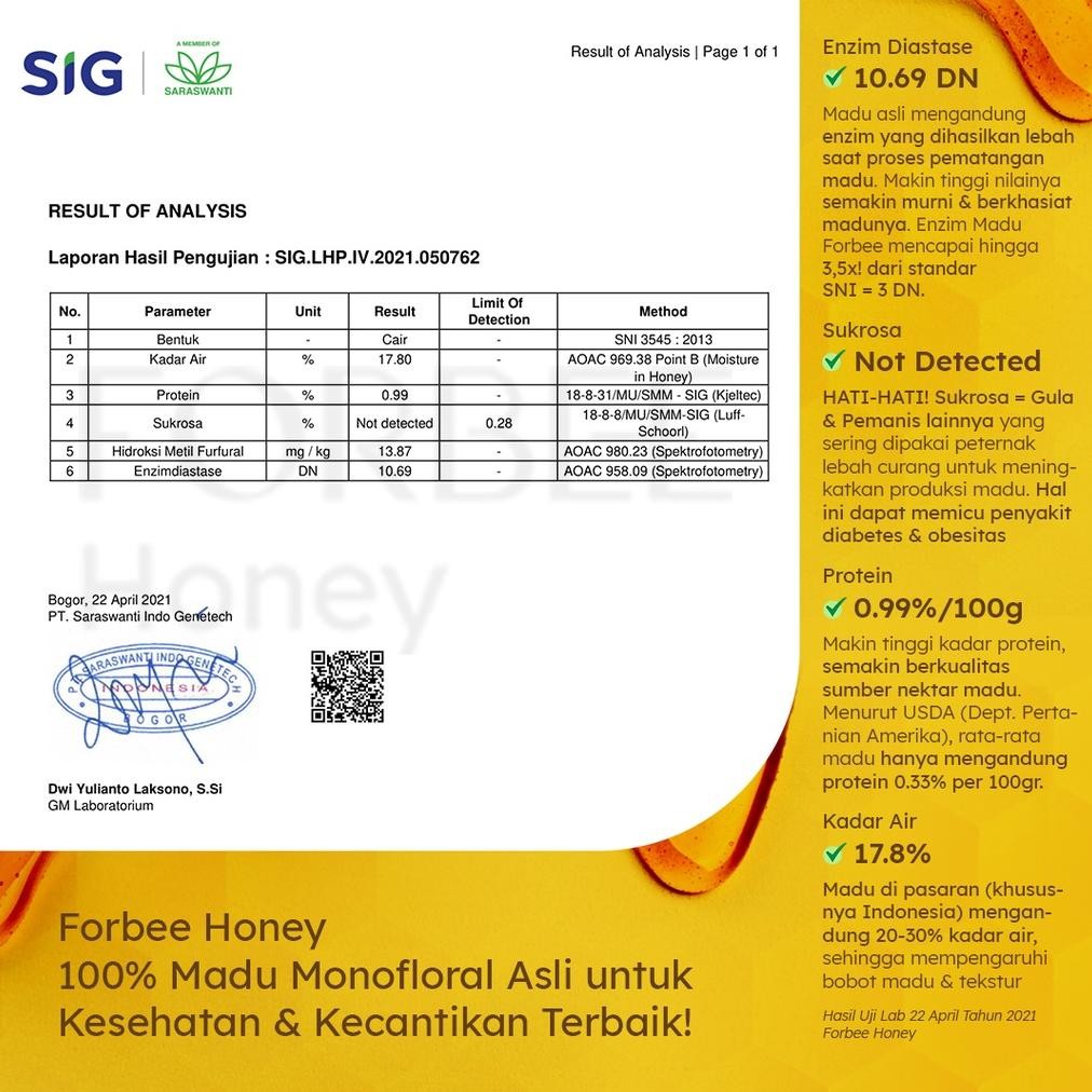 

Madu Akasia Carpa Forbee Honey 800G/700G | Vitamin Daya Tahan Tubuh & Metabolisme | Obat Herbal Alami Insomnia Tipes Tumor