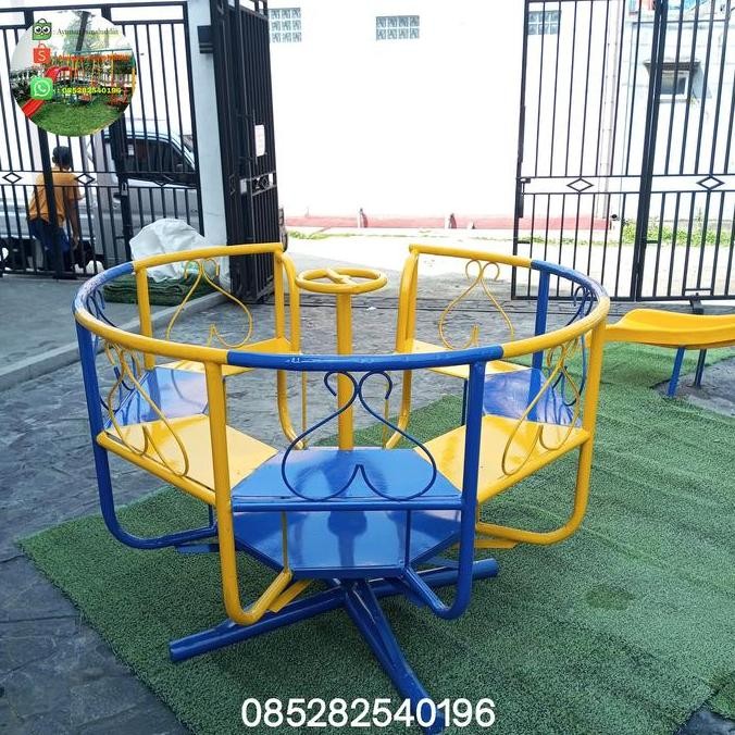 PROMO Mainan Gelas putar/mangkok putar besi