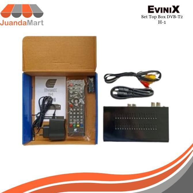 Set Top Box Stb Dvb-T2 / Dvb-C Stb Merk Evinix H-1