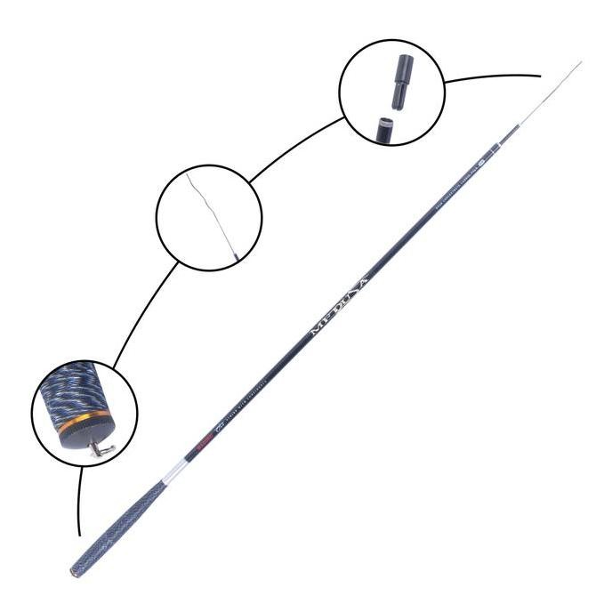 Joran Tegek MAGURO MEDUSA | 210 s/d 360 | Carbon Heavy | Kaku | Teleskopik ~ Indonesia Memancing Ori