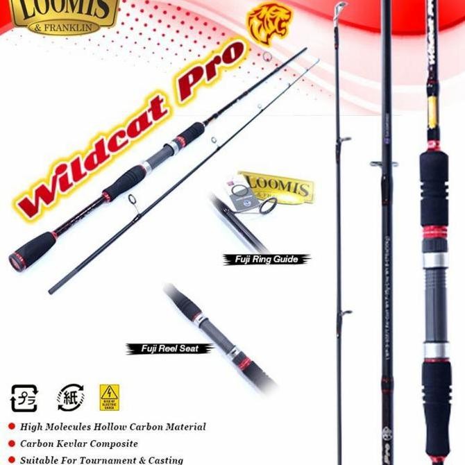 joran loomis wildcat pro 270 300 cm joran carbon laut Original