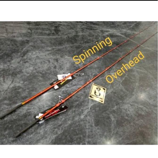 Top Section Joran Relix Nusantara Jabrik Orange Pe 0.6  Red Pe 0.8  Yelow Pe 1.2 Dan Blue Pe 2 Spinn