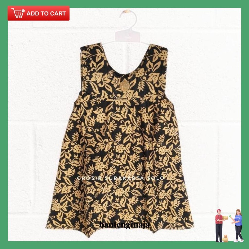 Dress Batik Anak Model Erika Termurah Banget