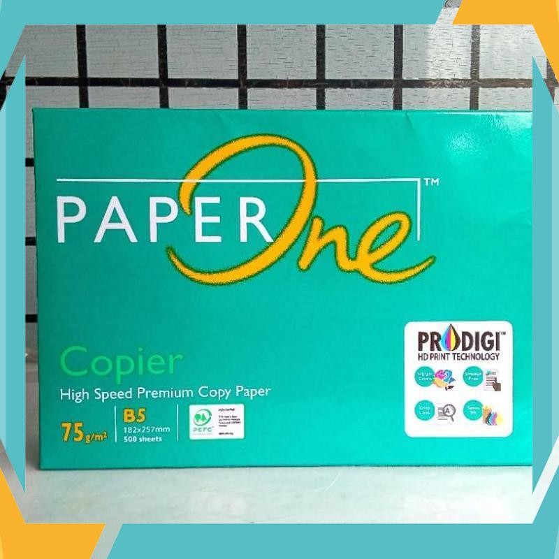 

Termurah Kertas Hvs B5 PaperOne 75gr ( Rim 500 Lbr ) [ Original ] QBT-75