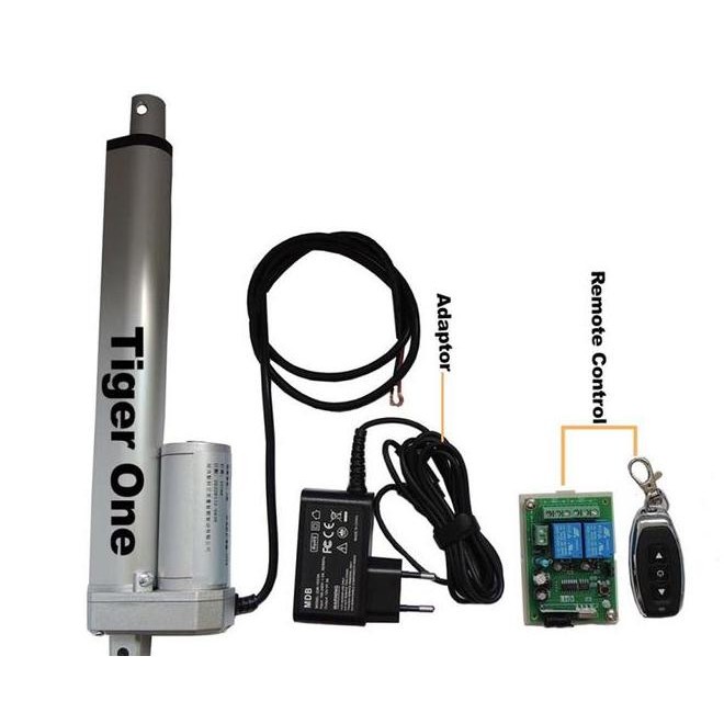 Kumau Aktuator, Actuator 12V Linear Aktuator, Linear Actuator 20Cm 1000N