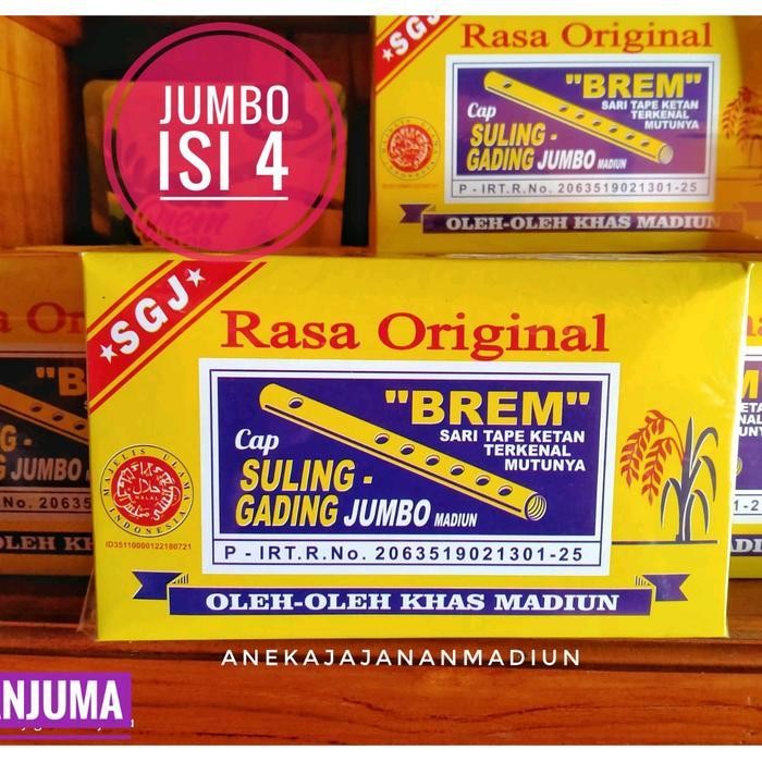 

LS Brem Suling Gading Jumbo isi 4 Madiun SGJ Camilan Makanan Snacks Cookies