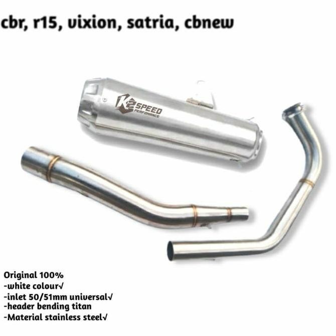 knalpot racing r15, cbr, gsx, vixion original k2 speed type prty77 Original