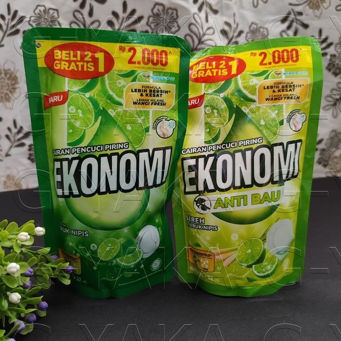 

LS Ekonomi Sabun Cuci Piring - Kemasan Ekonomis - Pouch - Jual Eceran