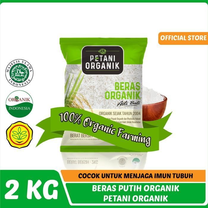 

LS Petani Organik Beras Putih Petani Organik 2kg Organik Bahan Rice Food