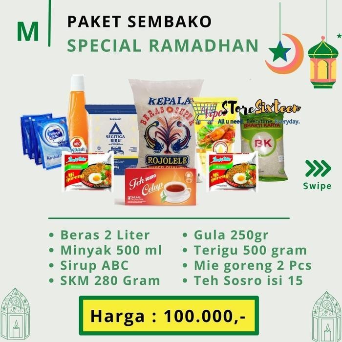 

LS PAKET SEMBAKO RAMADHAN M / PAKET SEMBAKO MURAH By Storesixteen
