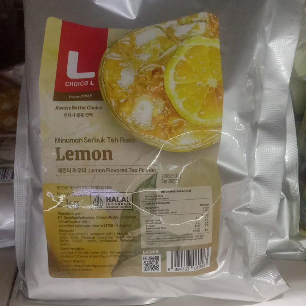 

LS Choice L Minuman Serbuk Teh Rasa Lemon 2 Kg
