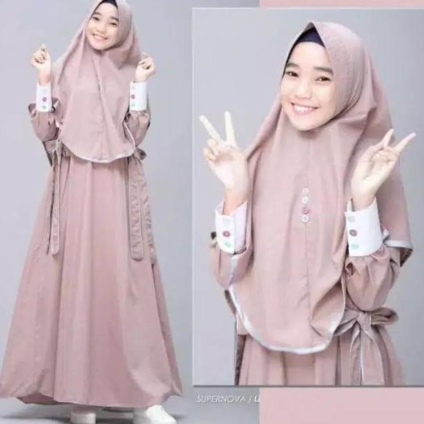 DB7 >> BUSANA MUSLIM ANAK CEWEK GAMIS BAJU MUSLIM ANAK TANGGUNG PESTA SYARI