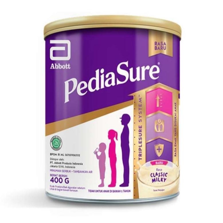 

Terjangkau pediasure classic milky 400g exp 1/26 !