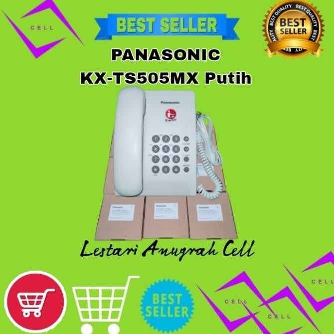TERMURAH - panasonic kx ts0 mx - telepon single analog - telepon
