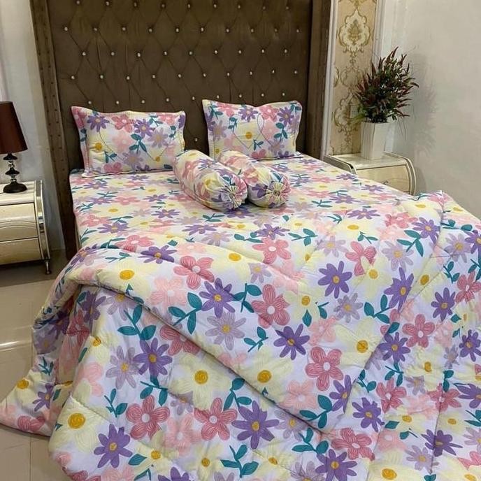 PROMO - sprei set bedcover katun lokal premium-sprei katun premium
