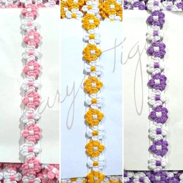 

*$*$*$*$] Renda Melati JR (20 Yard) Biru Coklat