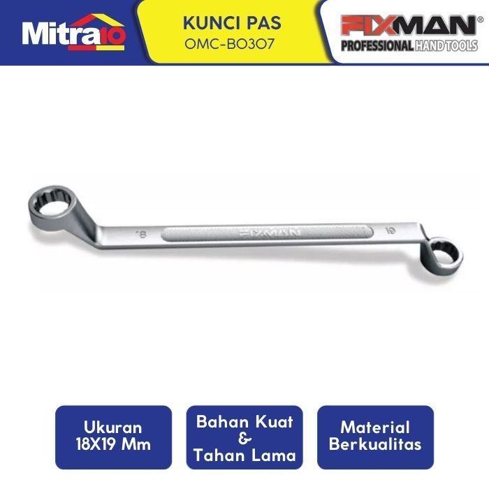 TERBARU Fixman Kunci Pas Double Ring OMC-B0307 1.8X1.9 Cm