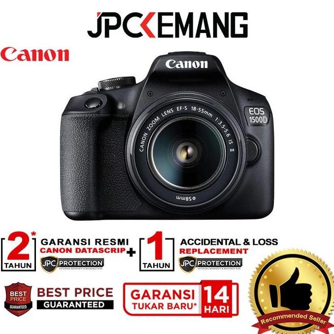 Canon Eos 1500D Kit 18-55Mm Kamera Dslr Canon 1500 D 18-55 Mm Garansi Resmi