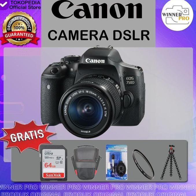 Canon Eos 750D Kit 18-55Mm Is Stm / Eos 750 D / Eos 750D / 750D