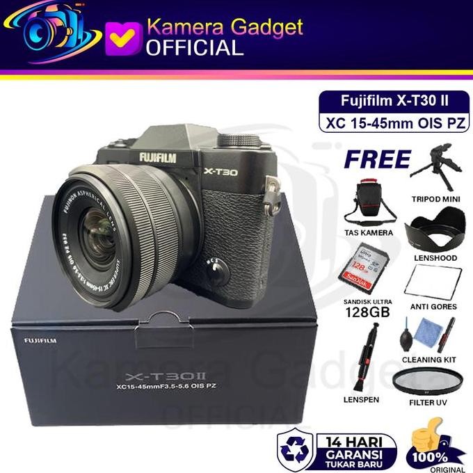 Fujifilm X-T30 Ii Kit 15-45Mm Kamera Mirrorless Xt30Ii Xt-30 Mark 2 Original