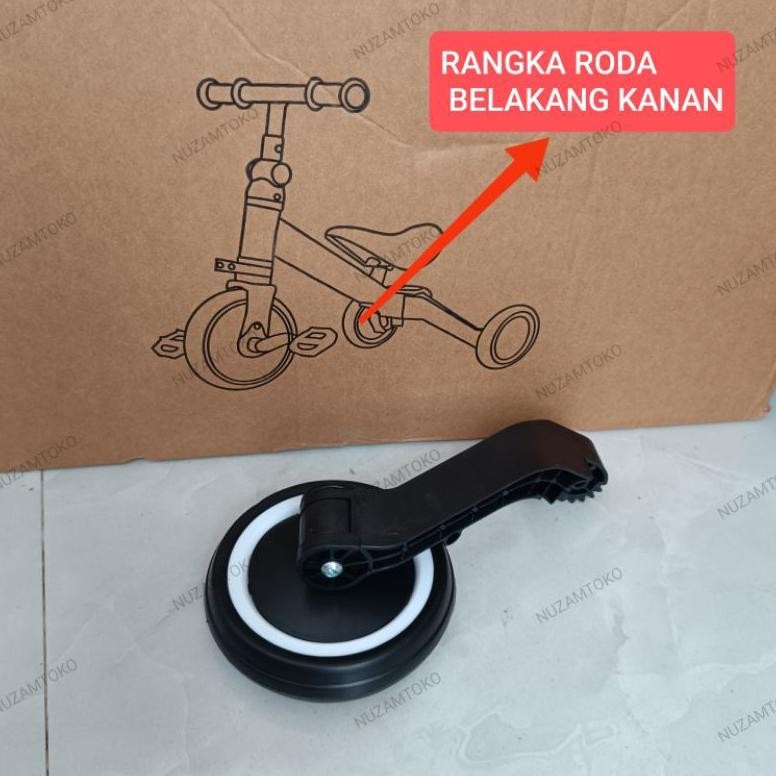 Am67 Terbaru SUKU CADANG SEPEDA RODA TIGA ANAK SPAREPART BALANCEBIKE 3IN1 TERLENGKAP Viral Hemat
