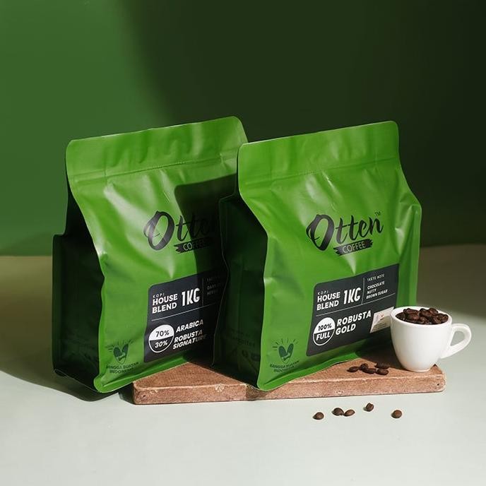 

Ready!! 70% Arabica 30% Robusta Signature House Blend 1kg - Biji / Bubuk Kopi Komersial House Blend Arabica / Arabika Robusta Otten Coffee Commercial Roasted Beans